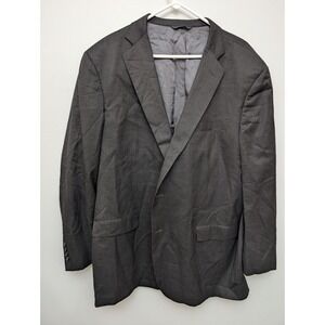 B1 Brooks Brothers Suit 48L/W43  Charcoal Herringbone‎ 1818 Madison 2 piece